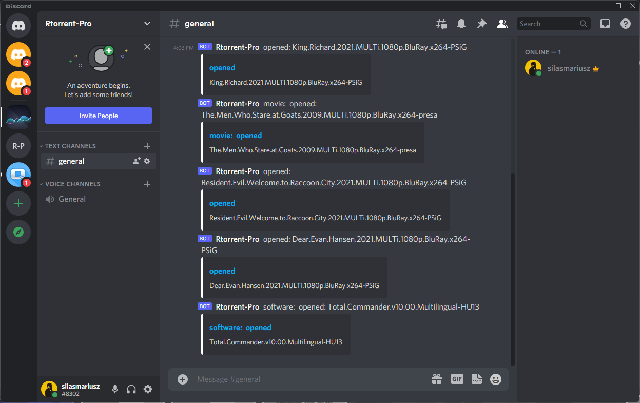 Events Notifications: Discord Webhooks - Very Easy Guide